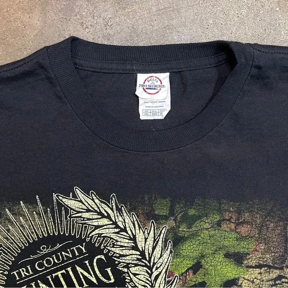 Vintage Mossy Oak Faded Outdoor Distressed Retro T Shirt Hunting - Picture 4 of 8